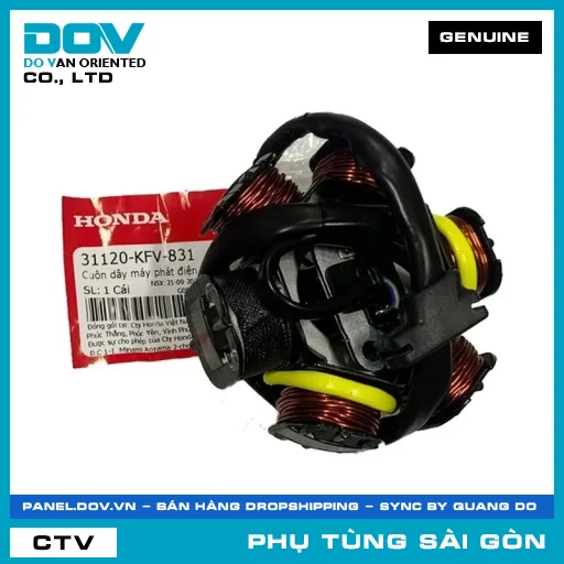 CUỘN DÂY MÁY PHÁT ĐIỆN | HONDA PARTS CODE 31120KFV831 — 31120KFV831