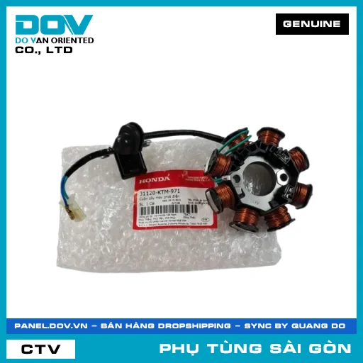 CUỘN DÂY MÁY PHÁT ĐIỆN | HONDA PARTS CODE 31120KTM971 — 31120KTM971