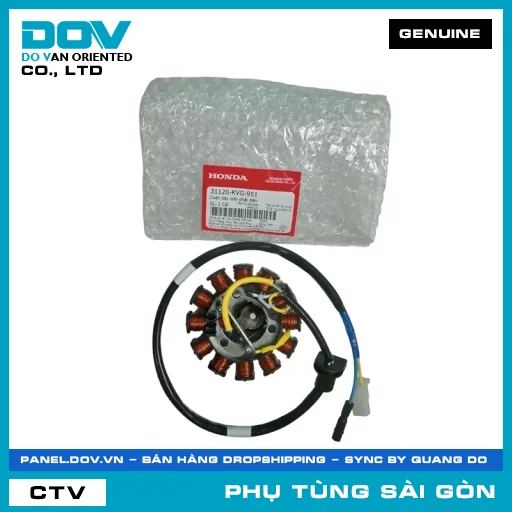 CUỘN DÂY MÁY PHÁT ĐIỆN | HONDA PARTS CODE 31120KVG951 — 31120KVG951