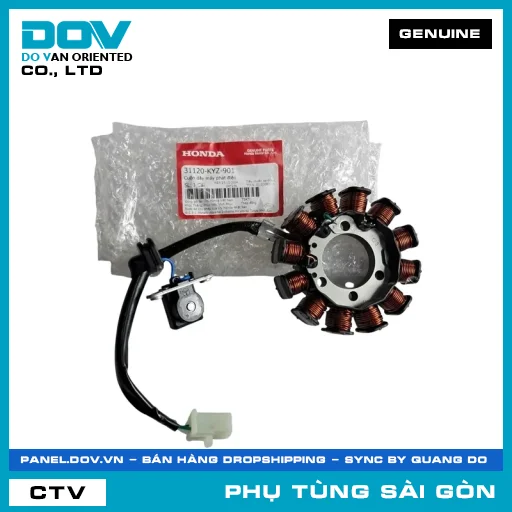CUỘN DÂY MÁY PHÁT ĐIỆN | HONDA PARTS CODE 31120KYZ901 — 31120KYZ901