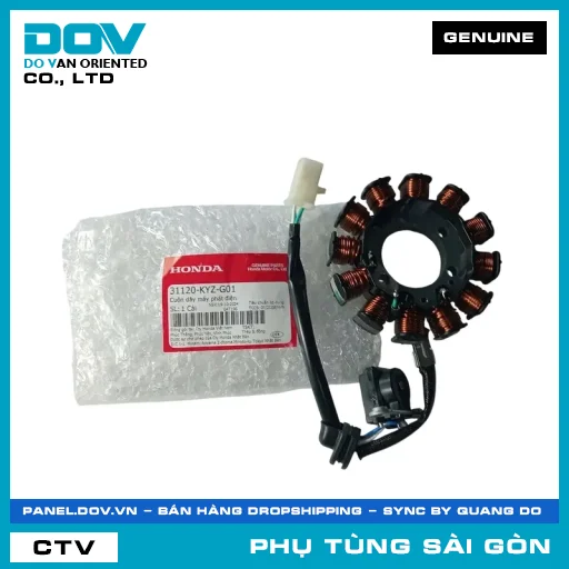 CUỘN DÂY MÁY PHÁT ĐIỆN | HONDA PARTS CODE 31120KYZG01 — 31120KYZG01