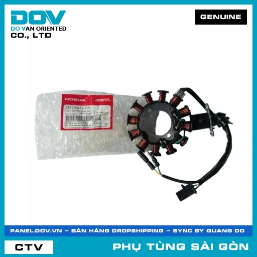 CUỘN DÂY MÁY PHÁT ĐIỆN | HONDA PARTS CODE 31120KZVV31 — 31120KZVV31