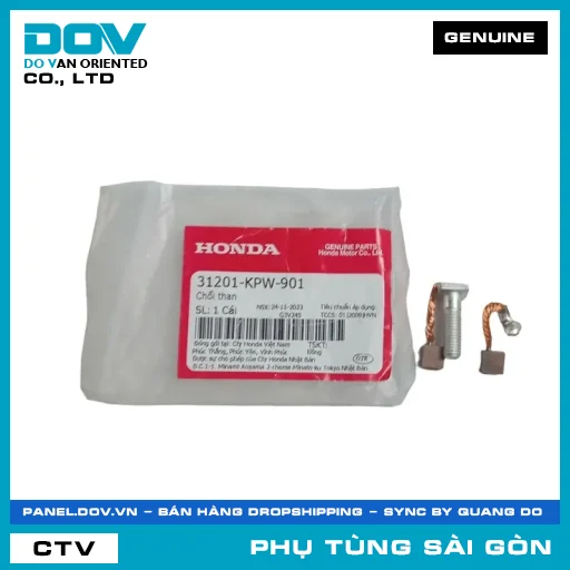 CHỔI THAN | HONDA PARTS CODE 31201KPW901 — 31201KPW901