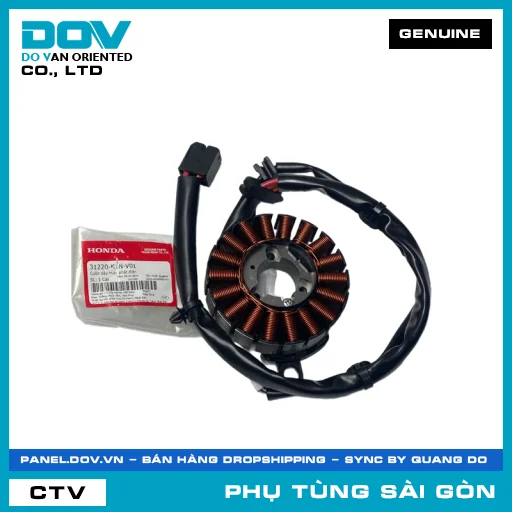 CUỘN DÂY MÁY PHÁT ĐIỆN | HONDA PARTS CODE 31220K1NV01 — 31220K1NV01