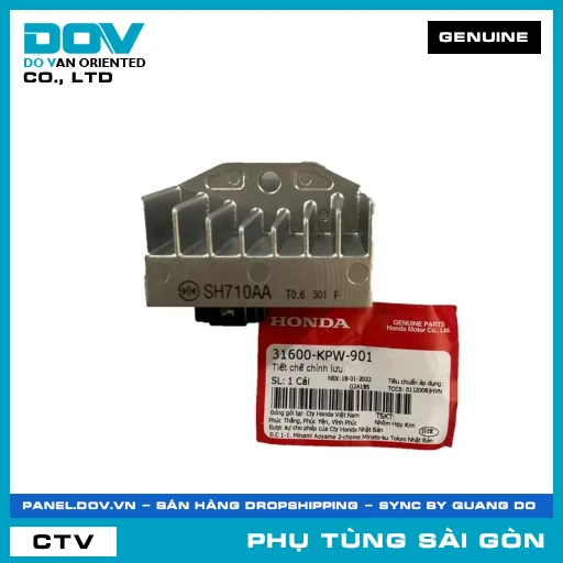 TIẾT CHẾ CHỈNH LƯU | HONDA PARTS CODE 31600KPW901 — 31600KPW901