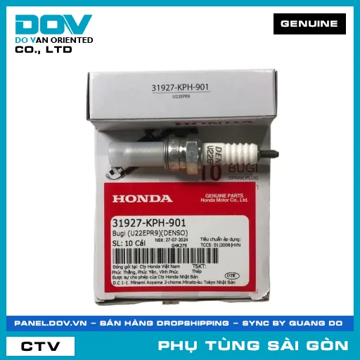 BUGI (U22EPR9)(DENSO) | HONDA PARTS CODE 31927KPH901 — 31927KPH901