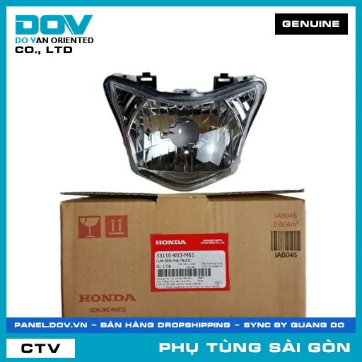 CỤM ĐÈN PHA TRƯỚC | HONDA PARTS CODE 33110K03M61 — 33110K03M61