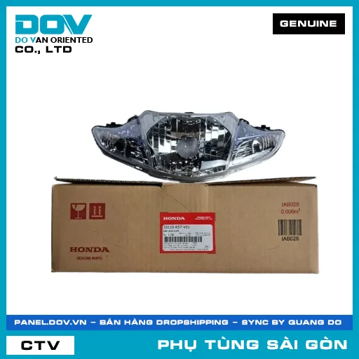 ĐÈN PHA TRƯỚC | HONDA PARTS CODE 33110K57V01 — 33110K57V01