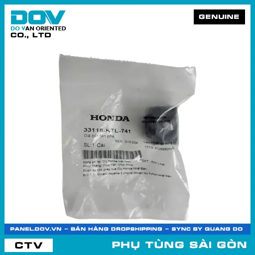 GIÁ BẮT ĐÈN PHA | HONDA PARTS CODE 33118KTL741 — 33118KTL741