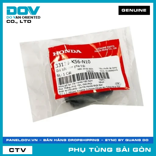 GIÁ BẮT ĐÈN PHA TRÁI | HONDA PARTS CODE 33119K56N10 — 33119K56N10