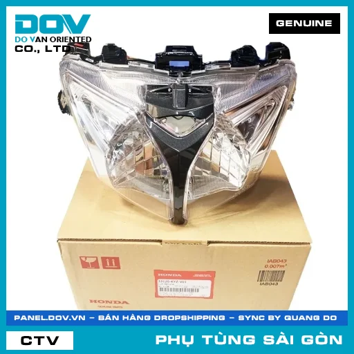 CỤM ĐÈN PHA | HONDA PARTS CODE 33120KYZV01 — 33120KYZV01