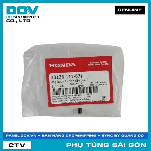 ỐNG BỌC VÍT CHỈNH ĐÈN PHA | HONDA PARTS CODE 33136111671 — 33136111671
