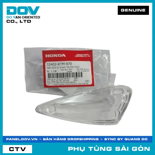 NẮP ĐÈN XI NHAN TRƯỚC PHẢI | HONDA PARTS CODE 33402KTM970 — 33402KTM970