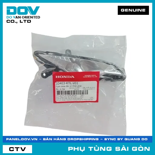 CỤM CHÓA ĐÈN XI NHAN PHẢI | HONDA PARTS CODE 33403KTLV01 — 33403KTLV01
