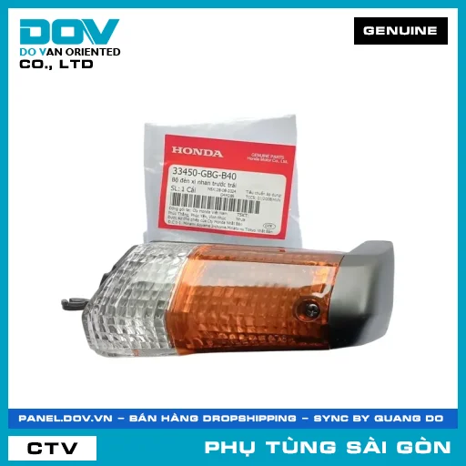 BỘ ĐÈN XI NHAN TRƯỚC TRÁI | HONDA PARTS CODE 33450GBGB40 — 33450GBGB40