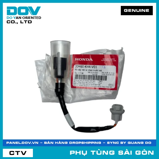 BỘ DÂY ĐÈN XI NHAN TRƯỚC TRÁI | HONDA PARTS CODE 33460K44V01 — 33460K44V01