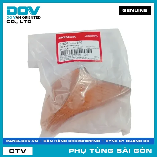 NẮP XI NHAN SAU PHẢI | HONDA PARTS CODE 33602GBGB40 — 33602GBGB40
