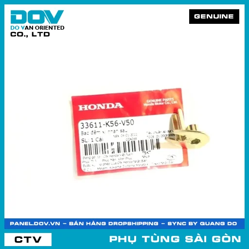 BẠC ĐỆM XI NHAN SAU | HONDA PARTS CODE 33611K56V50 — 33611K56V50