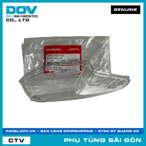 NẮP ĐÈN XI NHAN PHẢI | HONDA PARTS CODE 33702K57V01 — 33702K57V01