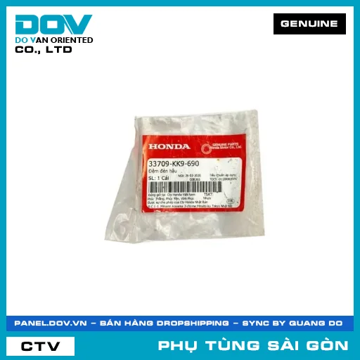 ĐỆM ĐÈN HẬU | HONDA PARTS CODE 33709KK9690 — 33709KK9690