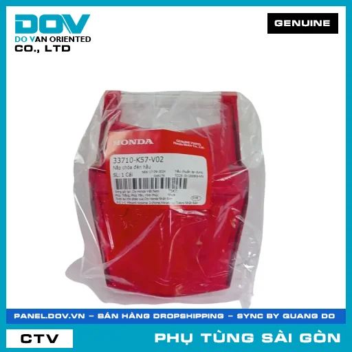 NẮP CHÓA ĐÈN HẬU | HONDA PARTS CODE 33710K57V02 — 33710K57V02
