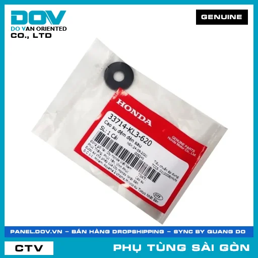 CAO SU ĐỆM ĐÈN HẬU | HONDA PARTS CODE 33714KL3620 — 33714KL3620
