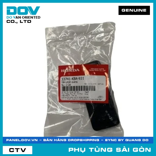 TẤM PHẢN QUANG | HONDA PARTS CODE 33741KBA931 — 33741KBA931