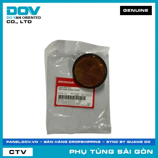 TẤM PHẢN QUANG TRƯỚC | HONDA PARTS CODE 33741KTGU01 — 33741KTGU01