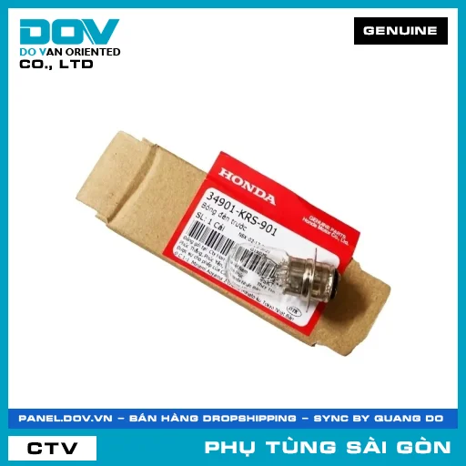 BÓNG ĐÈN TRƯỚC | HONDA PARTS CODE 34901KRS901 — 34901KRS901
