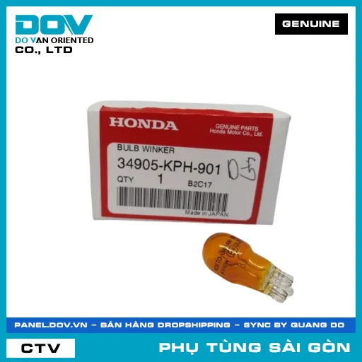 BÓNG ĐÈN XI NHAN | HONDA PARTS CODE 34905KPH901 — 34905KPH901