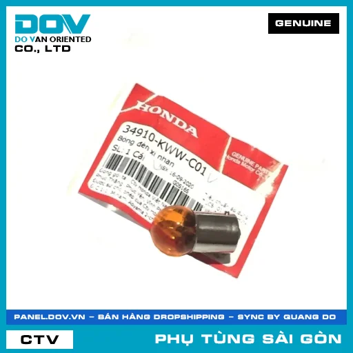 BÓNG ĐÈN XI NHAN | HONDA PARTS CODE 34910KWWC01 — 34910KWWC01