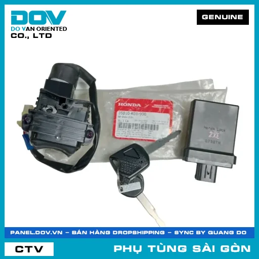 BỘ KHÓA ĐIỆN | HONDA PARTS CODE 35010K01900 — 35010K01900