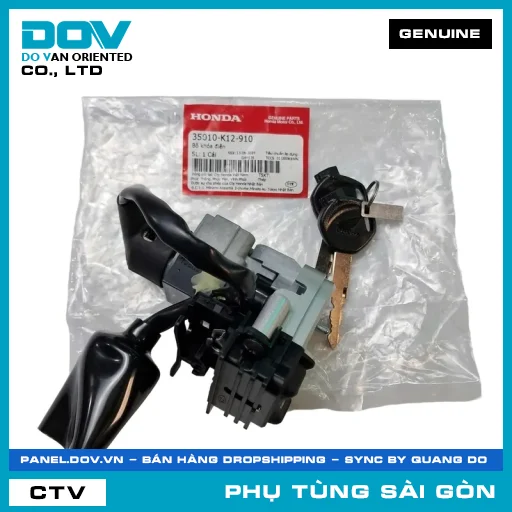 BỘ KHÓA ĐIỆN | HONDA PARTS CODE 35010K12910 — 35010K12910