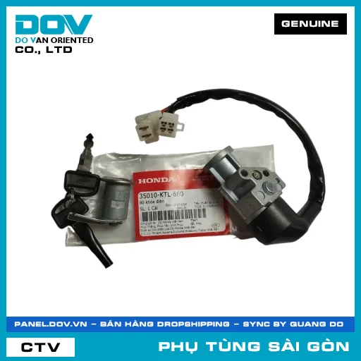 BỘ KHÓA ĐIỆN | HONDA PARTS CODE 35010KTL680 — 35010KTL680