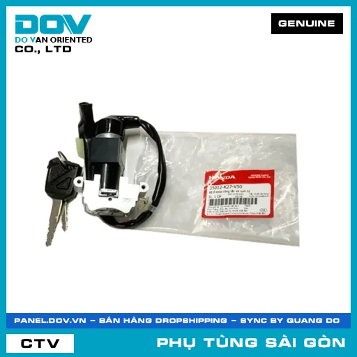 BỘ Ổ KHÓA CÔNG TẮC VÀ CỤM TỪ | HONDA PARTS CODE 35012K27V50 — 35012K27V50