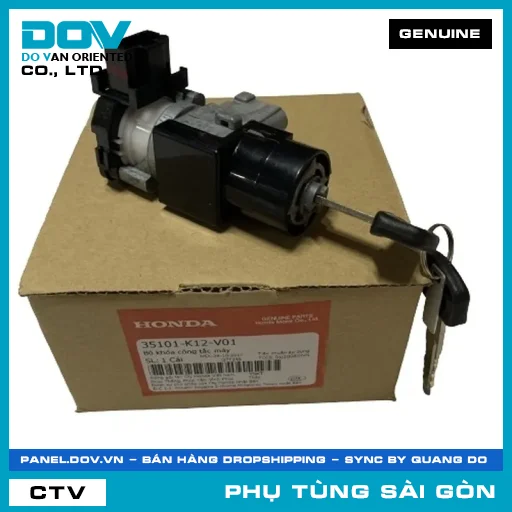 BỘ KHÓA CÔNG TẮC MÁY | HONDA PARTS CODE 35101K12V01 — 35101K12V01