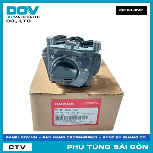KHÓA ĐIỀU KHIỂN BẰNG TAY | HONDA PARTS CODE 35101K35V32 — 35101K35V32