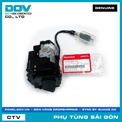 CỤM KHÓA ĐIỀU CHỈNH BẰNG TAY | HONDA PARTS CODE 35101K66VG1 — 35101K66VG1