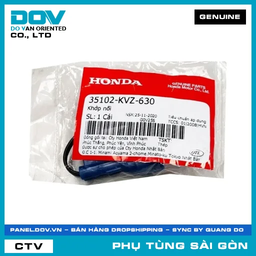 KHỚP NỐI | HONDA PARTS CODE 35102KVZ630 — 35102KVZ630
