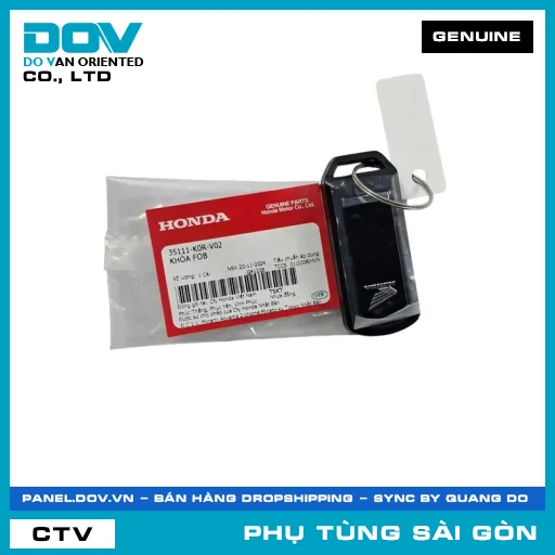 KHÓA FOB | HONDA PARTS CODE 35111K0RV02 — 35111K0RV02