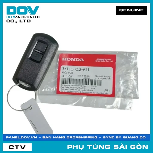 KHÓA FOB | HONDA PARTS CODE 35111K12V11 — 35111K12V11
