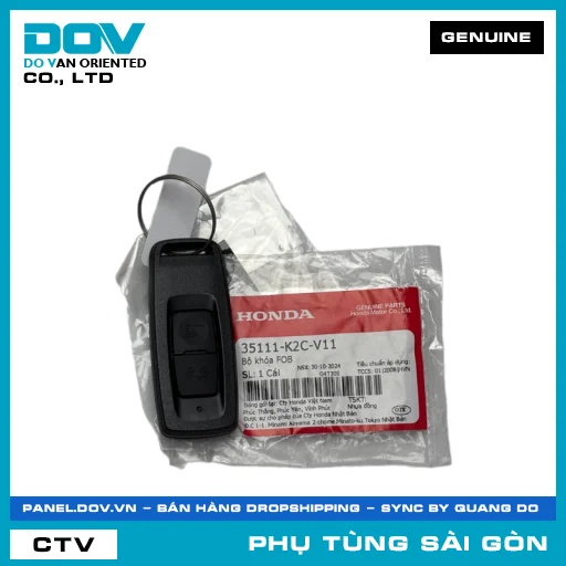 BỘ KHÓA FOB | HONDA PARTS CODE 35111K2CV11 — 35111K2CV11