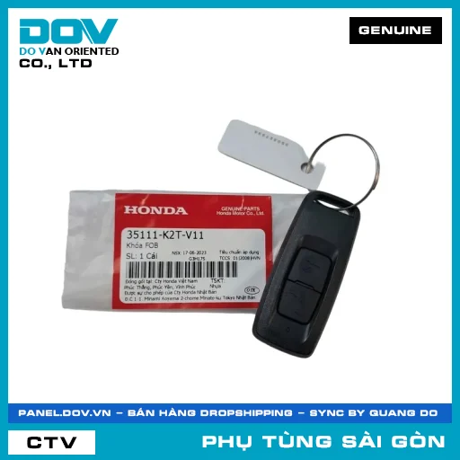 KHÓA FOB | HONDA PARTS CODE 35111K2TV11 — 35111K2TV11
