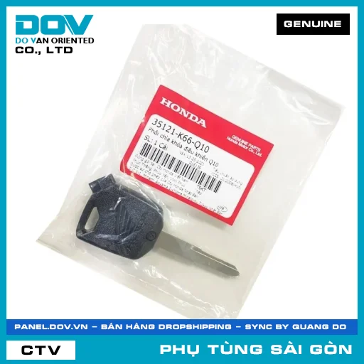 PHÔI CHÌA KHÓA ĐIỀU KHIỂN Q10 | HONDA PARTS CODE 35121K66Q10 — 35121K66Q10