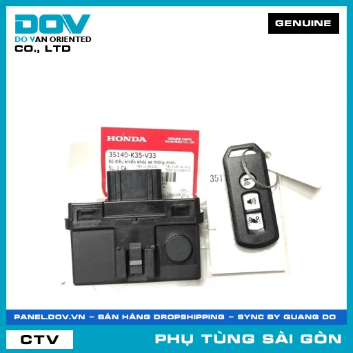 BỘ ĐIỀU KHIỂN KHÓA XE THÔNG MINH | HONDA PARTS CODE 35140K35V33 — 35140K35V33