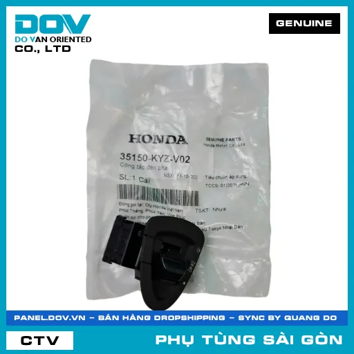CÔNG TẮC ĐÈN PHA | HONDA PARTS CODE 35150KYZV02 — 35150KYZV02