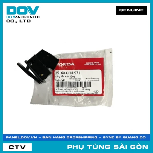 CÔNG TẮC KHỞI ĐỘNG | HONDA PARTS CODE 35160GFM971 — 35160GFM971