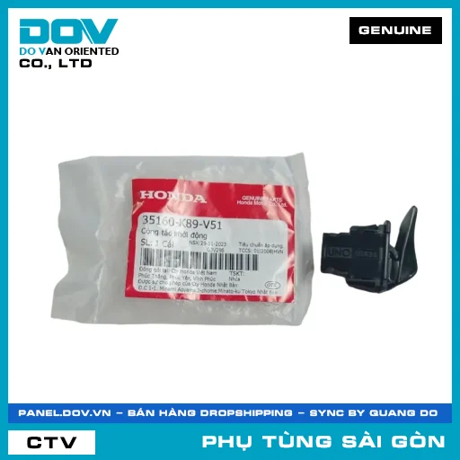 CÔNG TẮC KHỞI ĐỘNG | HONDA PARTS CODE 35160K89V51 — 35160K89V51