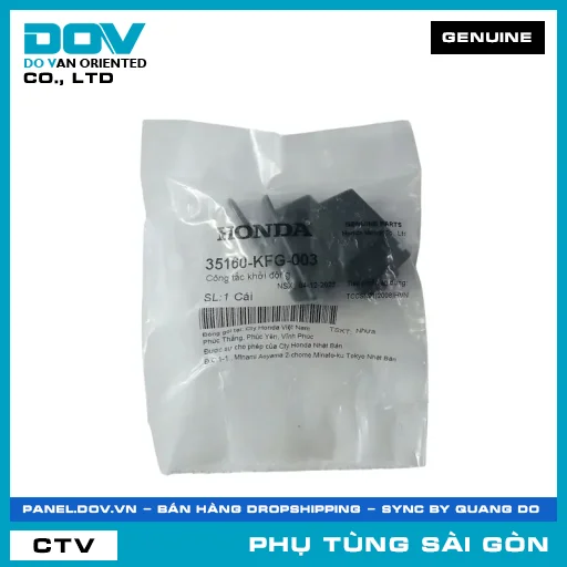 CÔNG TẮC KHỞI ĐỘNG | HONDA PARTS CODE 35160KFG003 — 35160KFG003