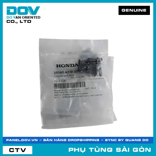 CÔNG TẮC KHỞI ĐỘNG | HONDA PARTS CODE 35160KTM971 — 35160KTM971